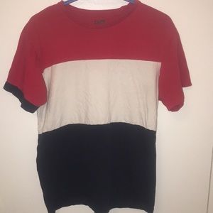 3 Stripe CSG. T-shirt (red,white,navy blue)